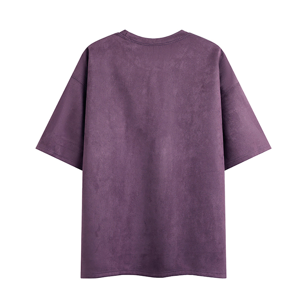 Men Solid Round Neck Relaxed Fit T-shirt