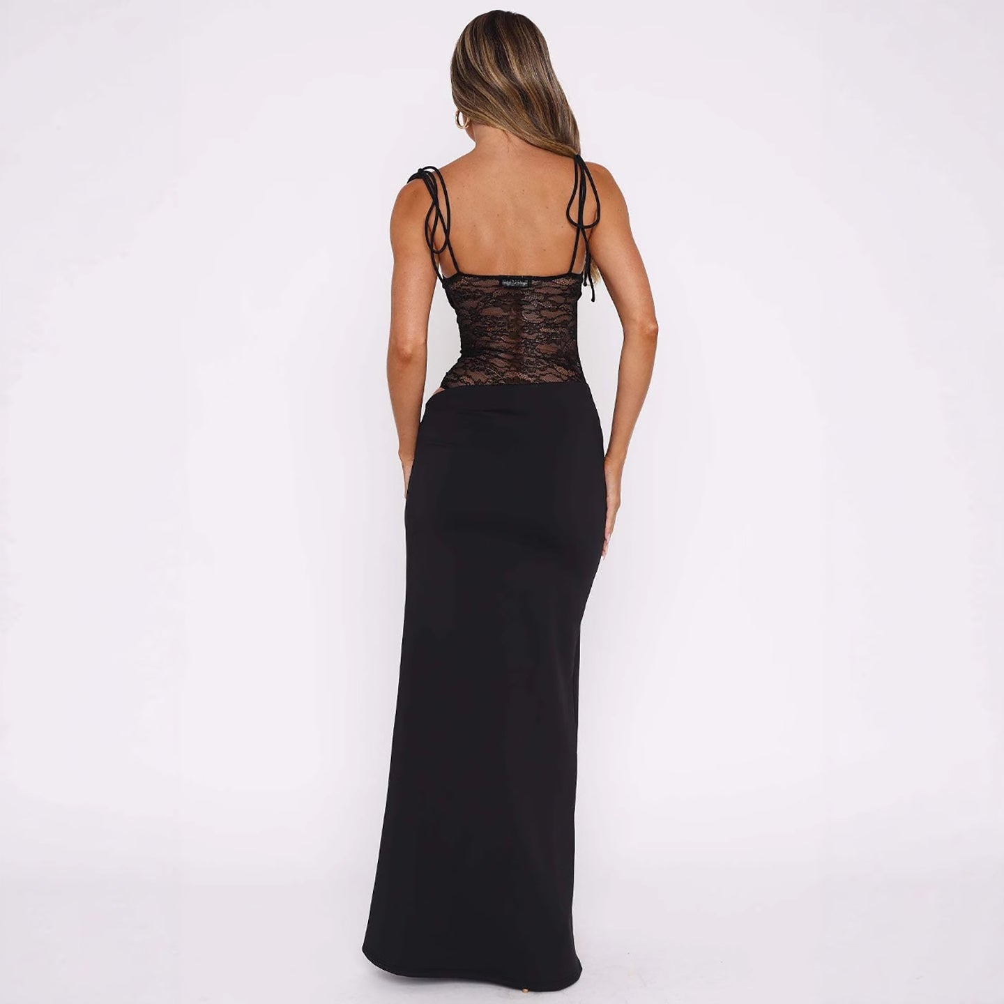 Shoulder Straps Maxi Dress