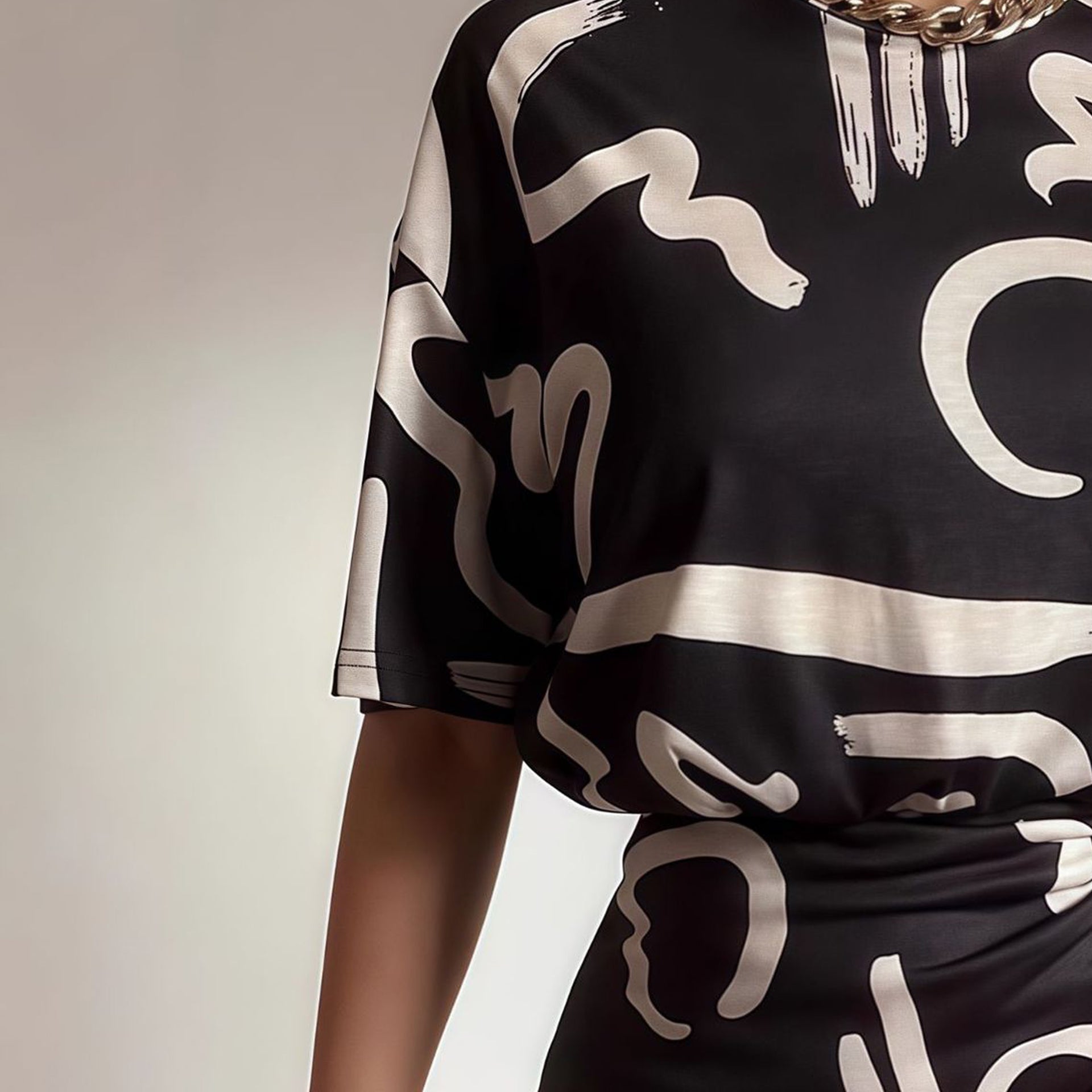 Women Printed Sheath Mini Dress