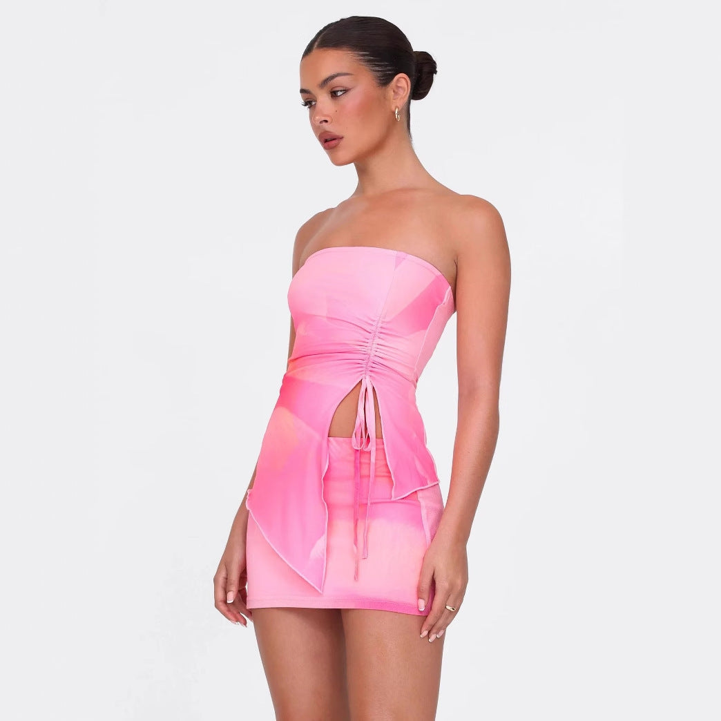 Knitted Top With Skirt Co-Ords