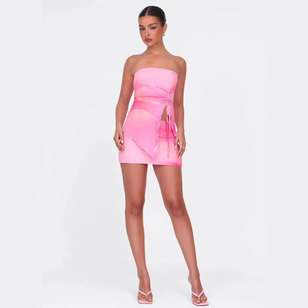 Knitted Top With Skirt Co-Ords