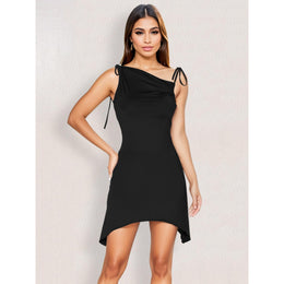 Shoulder Strap Sheath Dress