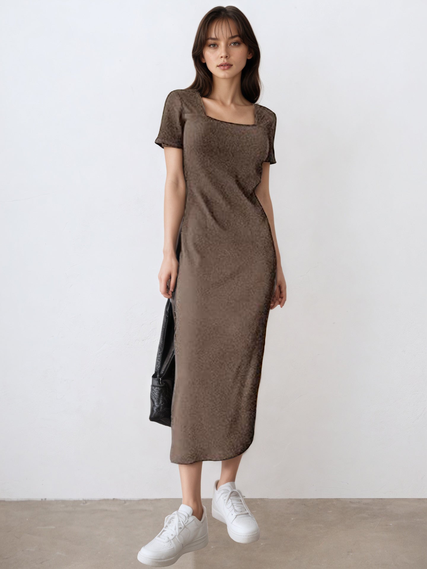 Women A-Line Midi Dress