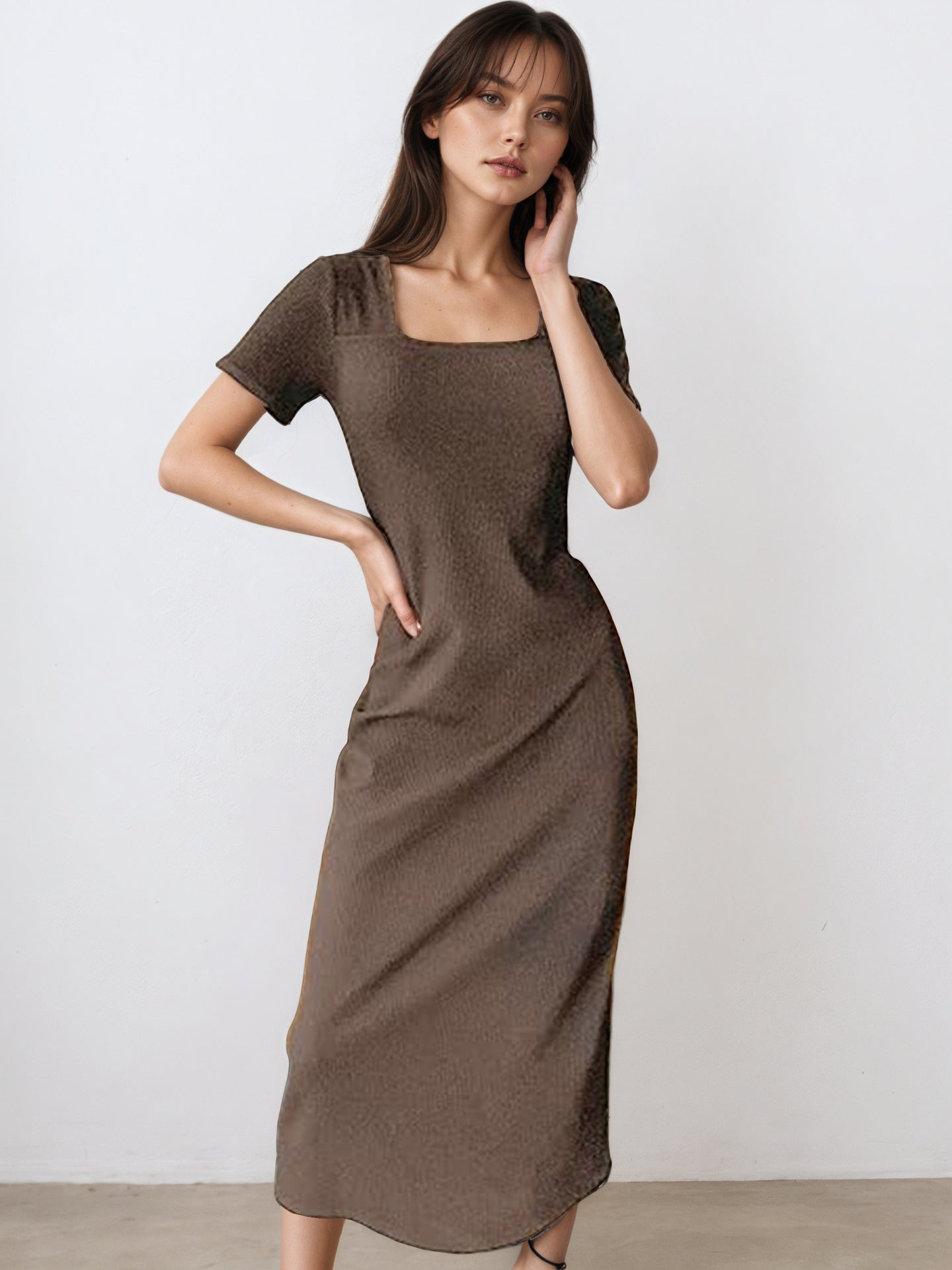 Women A-Line Midi Dress