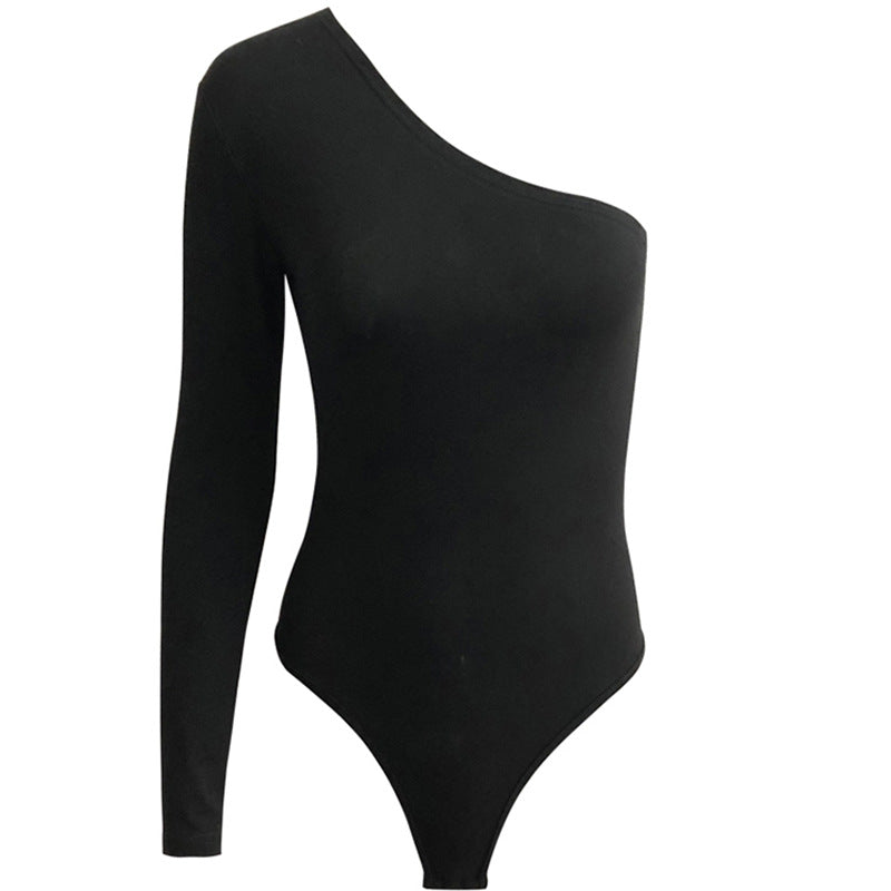 Women One Shoulder Bodysuit