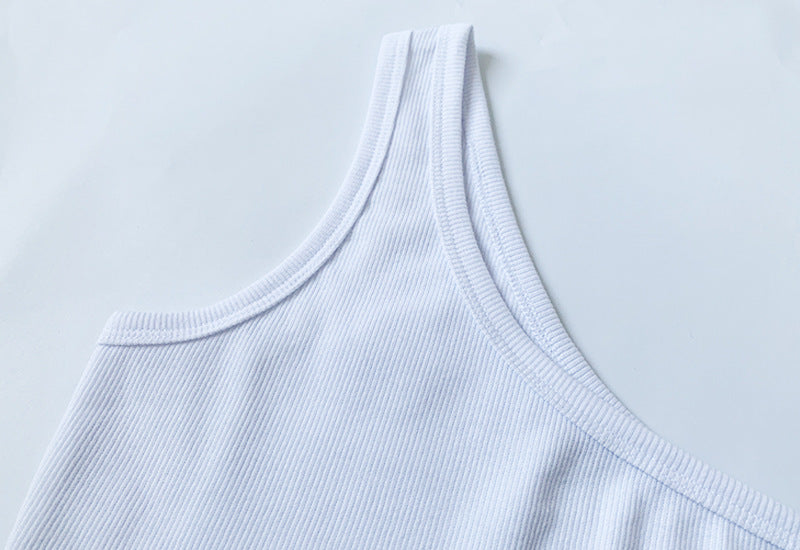 One Shoulder Cotton Top