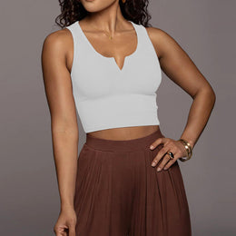 Cotton Tank Crop Top
