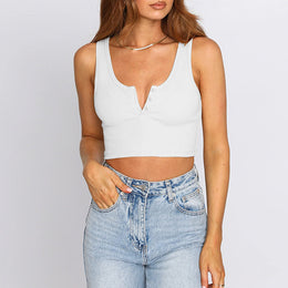 Cotton Bralette Crop Top