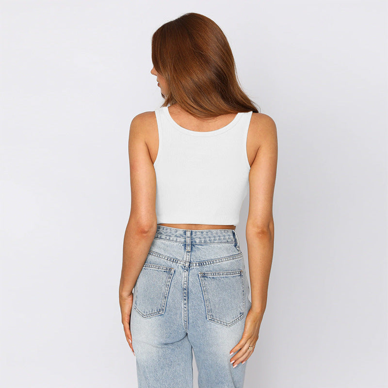 Cotton Bralette Crop Top