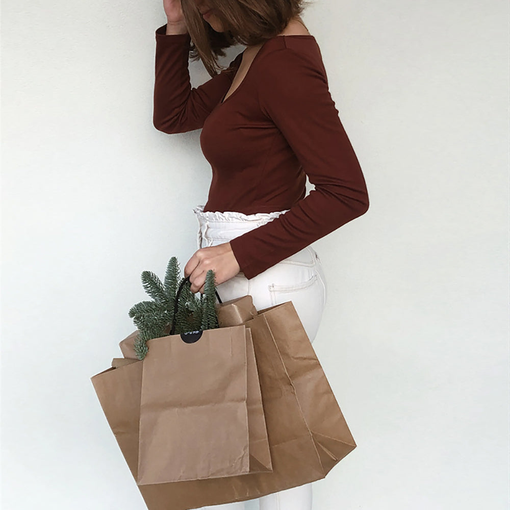 Women Solid Scoop Neck Top