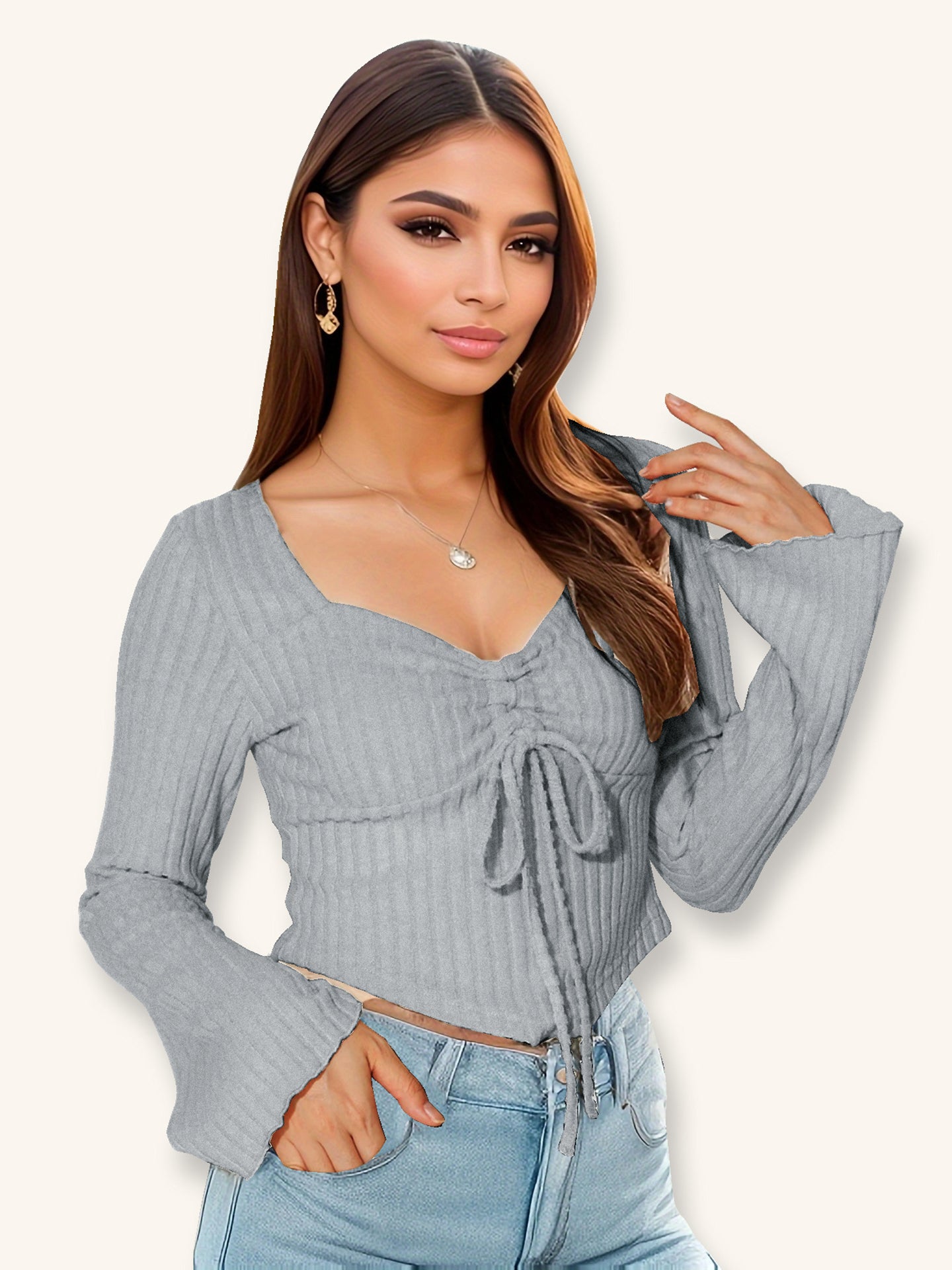 Women Sweetheart Neck Tank Crop Top