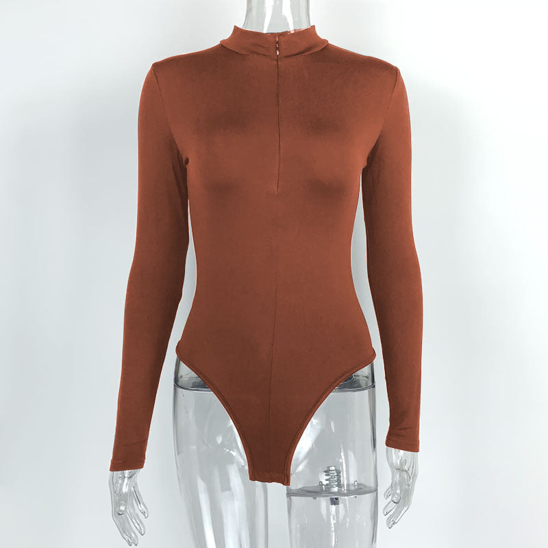 Mandarin Collar Bodysuit