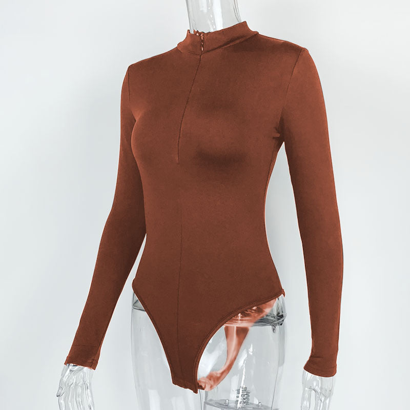 Mandarin Collar Bodysuit
