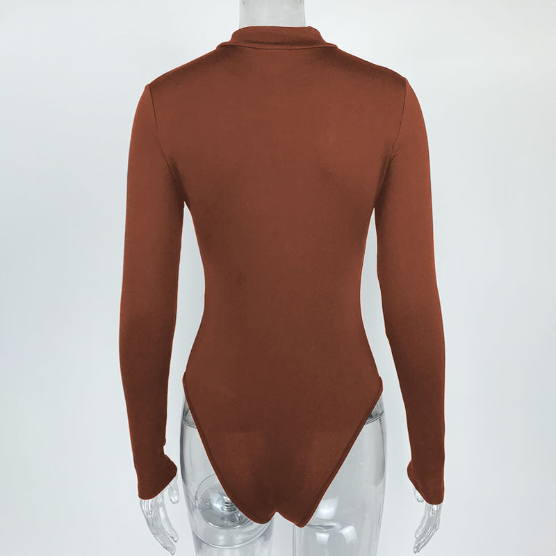 Mandarin Collar Bodysuit