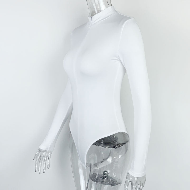 Mandarin Collar Bodysuit
