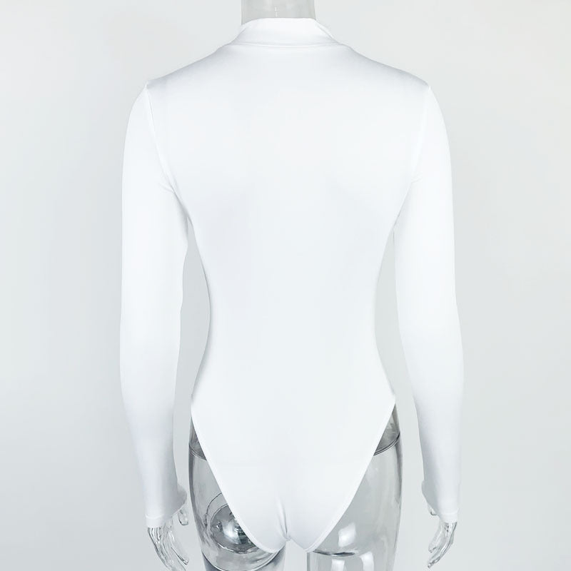 Mandarin Collar Bodysuit