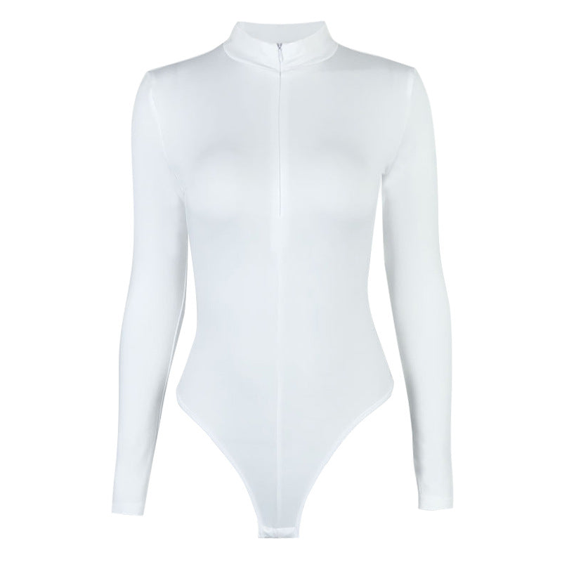Mandarin Collar Bodysuit
