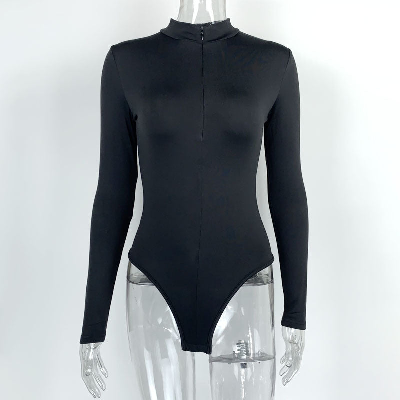 Mandarin Collar Bodysuit