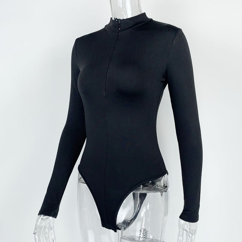 Mandarin Collar Bodysuit