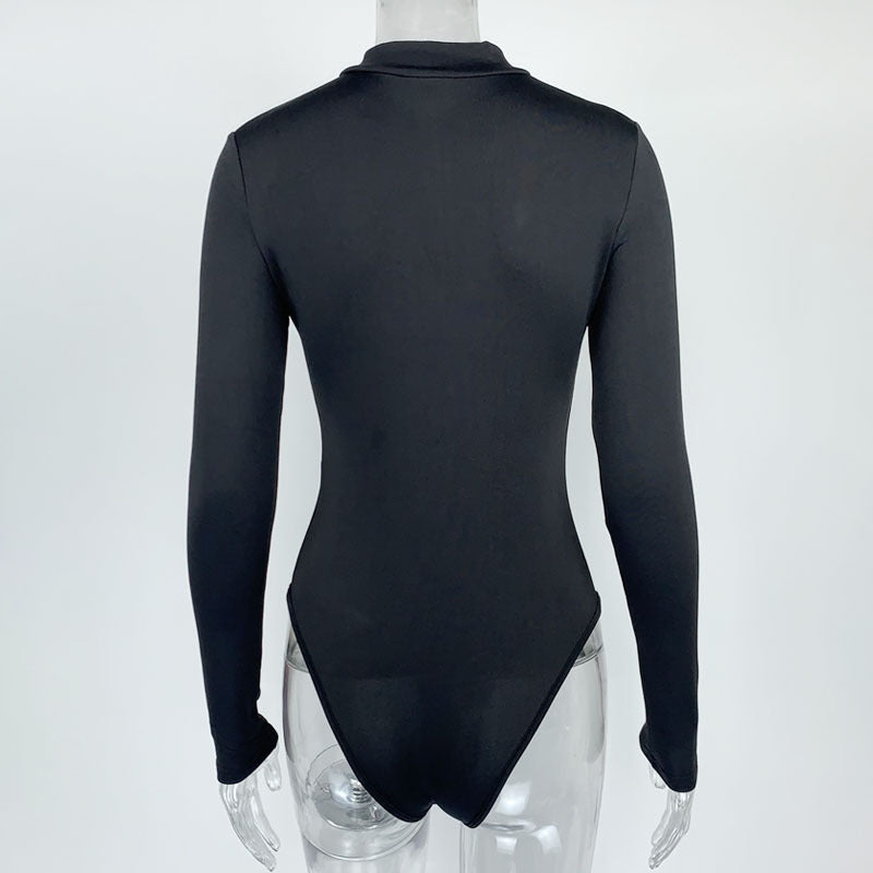 Mandarin Collar Bodysuit