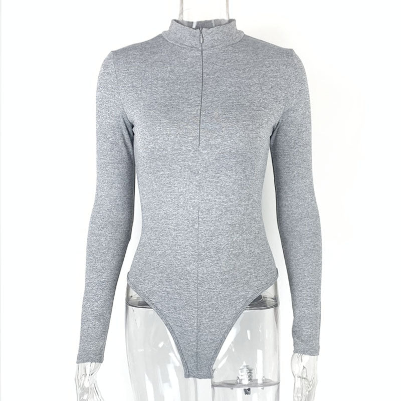 Mandarin Collar Bodysuit