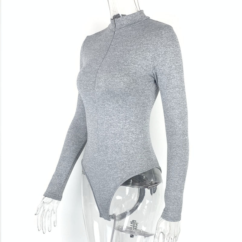 Mandarin Collar Bodysuit