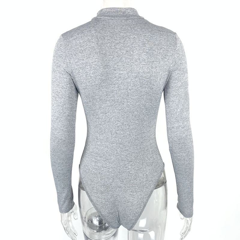Mandarin Collar Bodysuit
