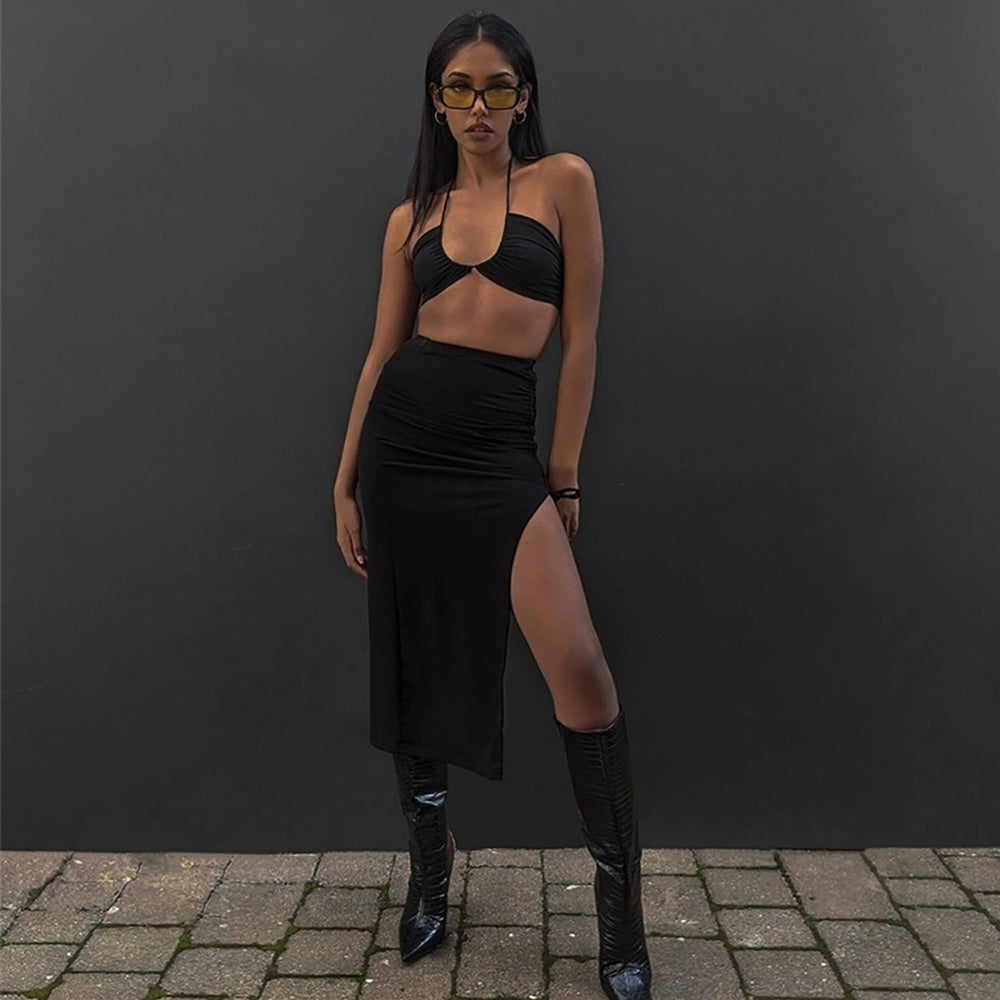 Midi-Length Pencil Skirt