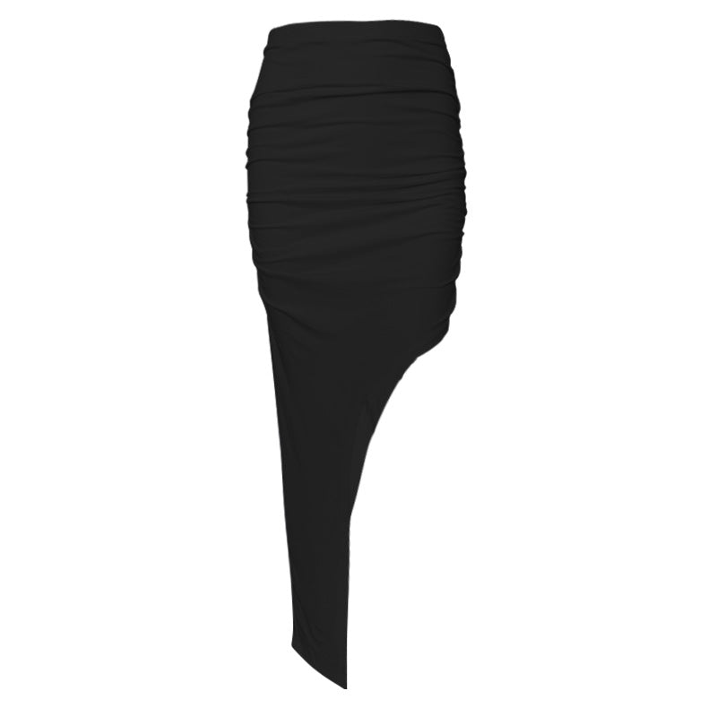 Women Solid Pencil Midi Skirt