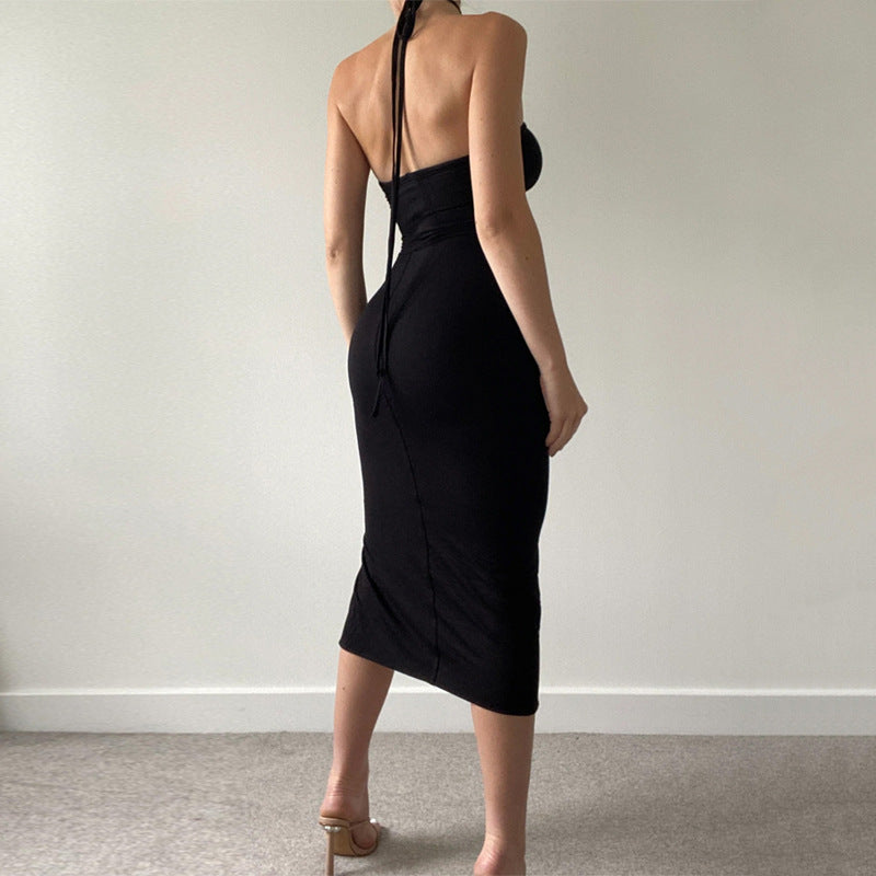 Strapless Midi Dress