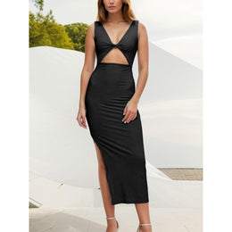 Cut out Midi Sheath Dress