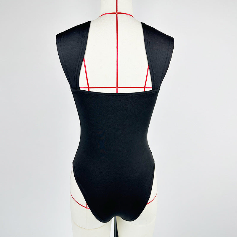 Square Neck Solid Top