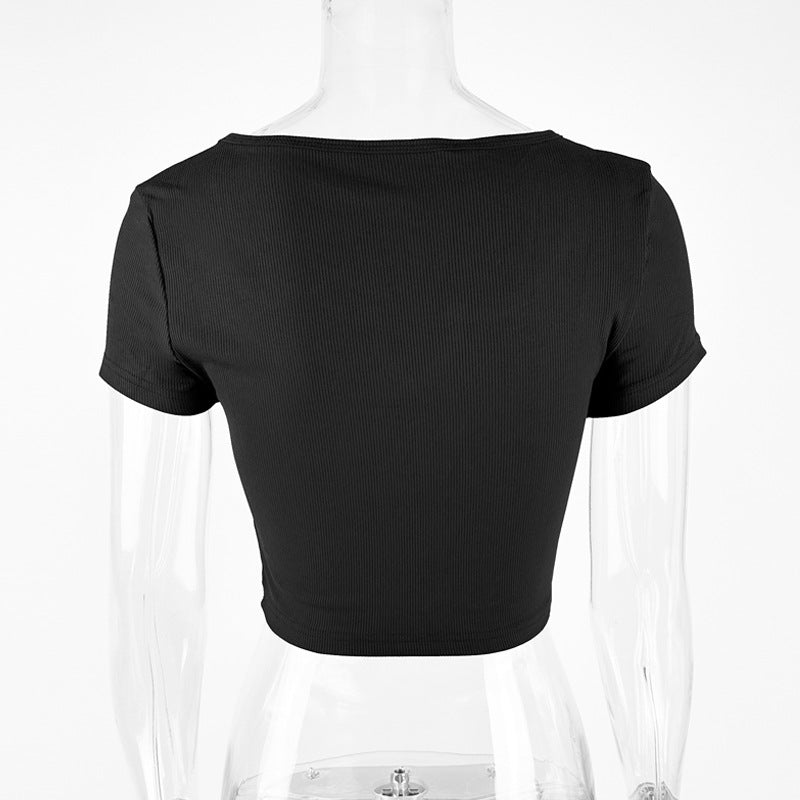 Women Solid Round Neck Viscose Rayon Top