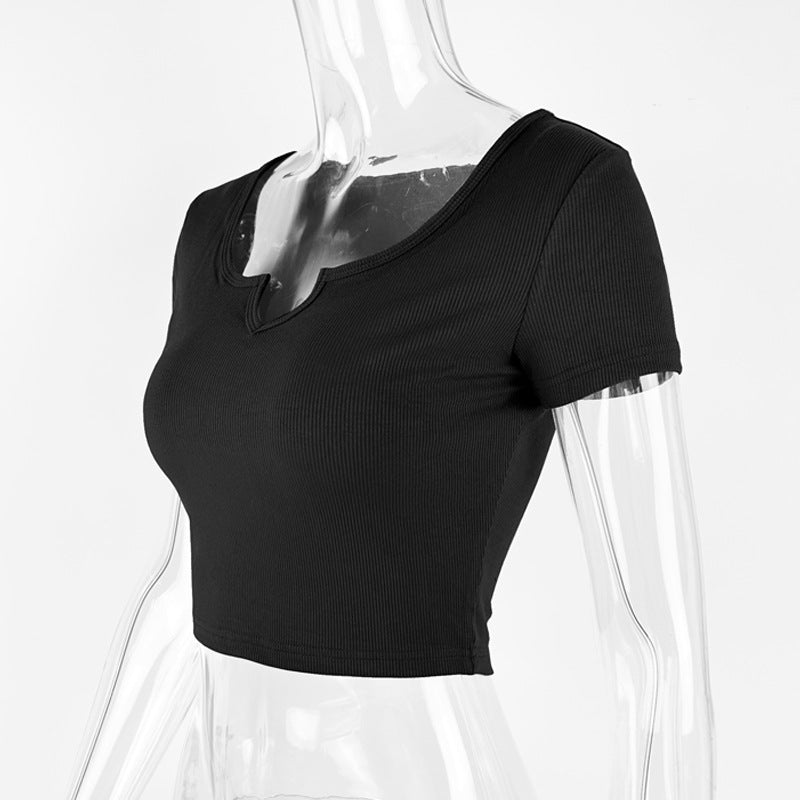 Women Solid Round Neck Viscose Rayon Top