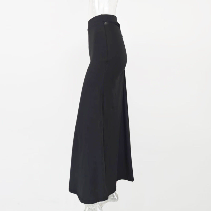 Flared Maxi Skirt