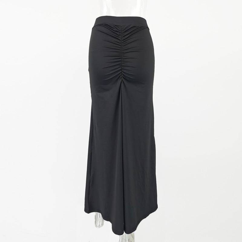 Flared Maxi Skirt