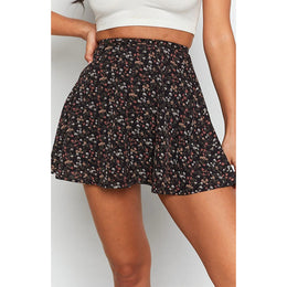 Women Printed Flared Mini Skirt
