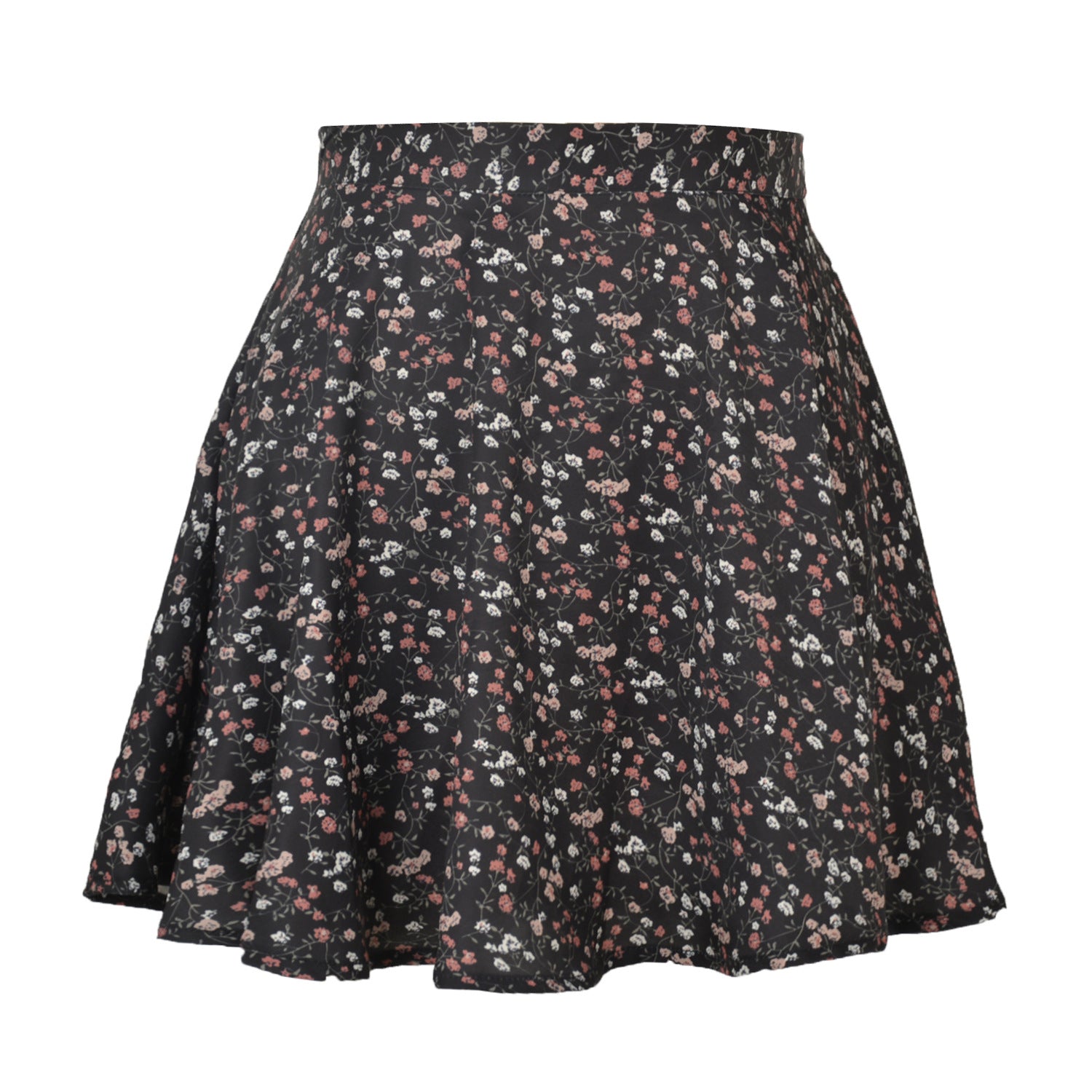 Women Printed Flared Mini Skirt