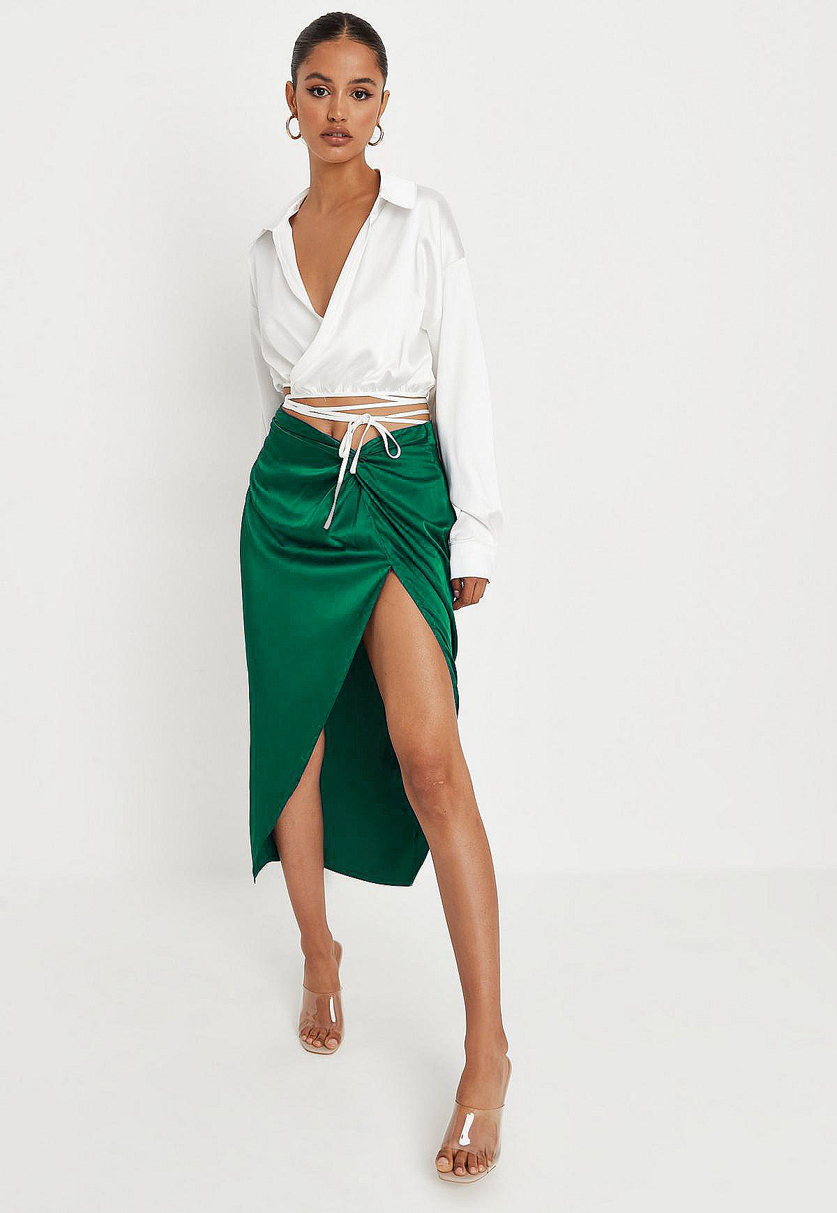 Women Pure Cotton A-Line Knee Length Skirt
