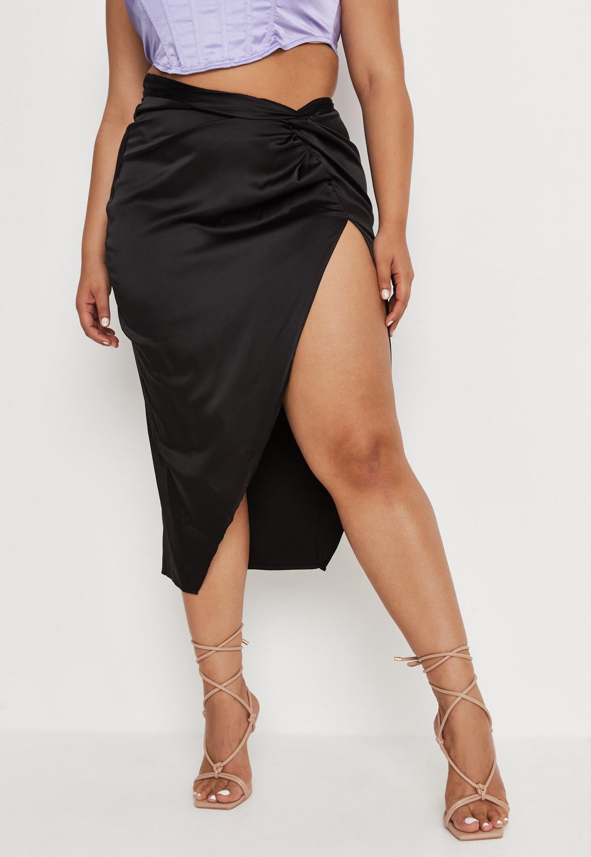 Women Pure Cotton A-Line Knee Length Straight Skirt