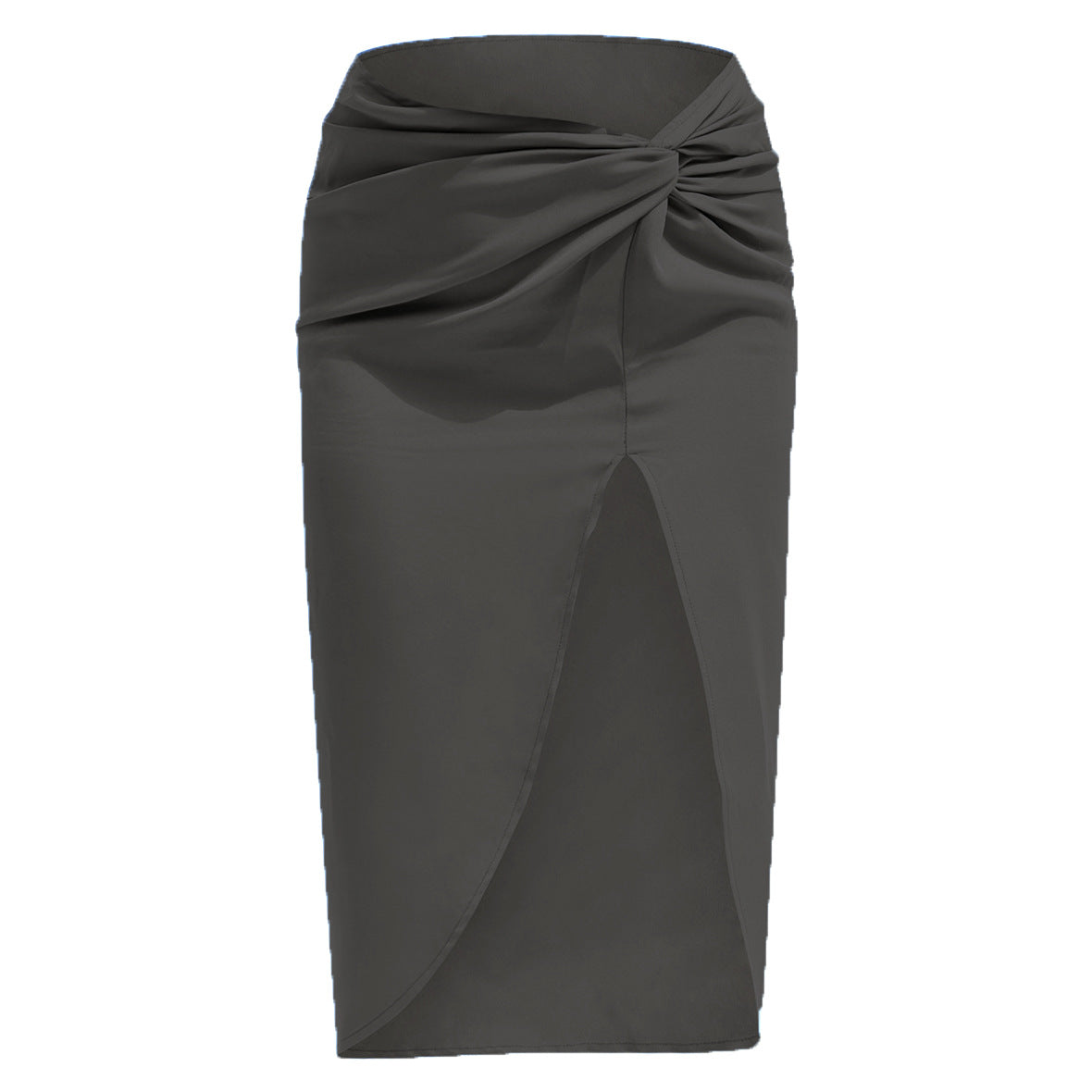 Women Pure Cotton A-Line Knee Length Straight Skirt