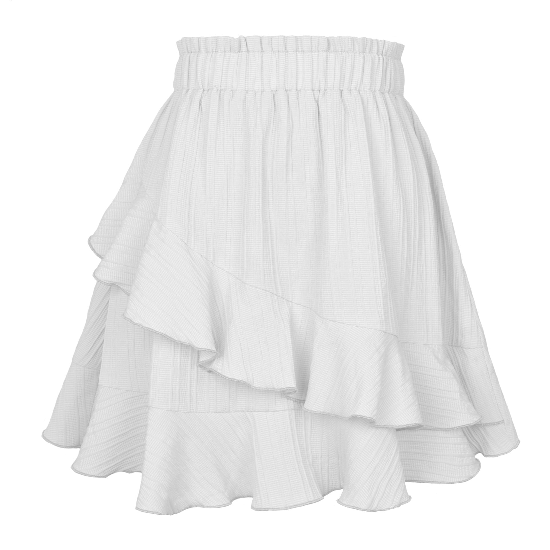 Women Self Design Mid Rise Flared Above Knee Skirts