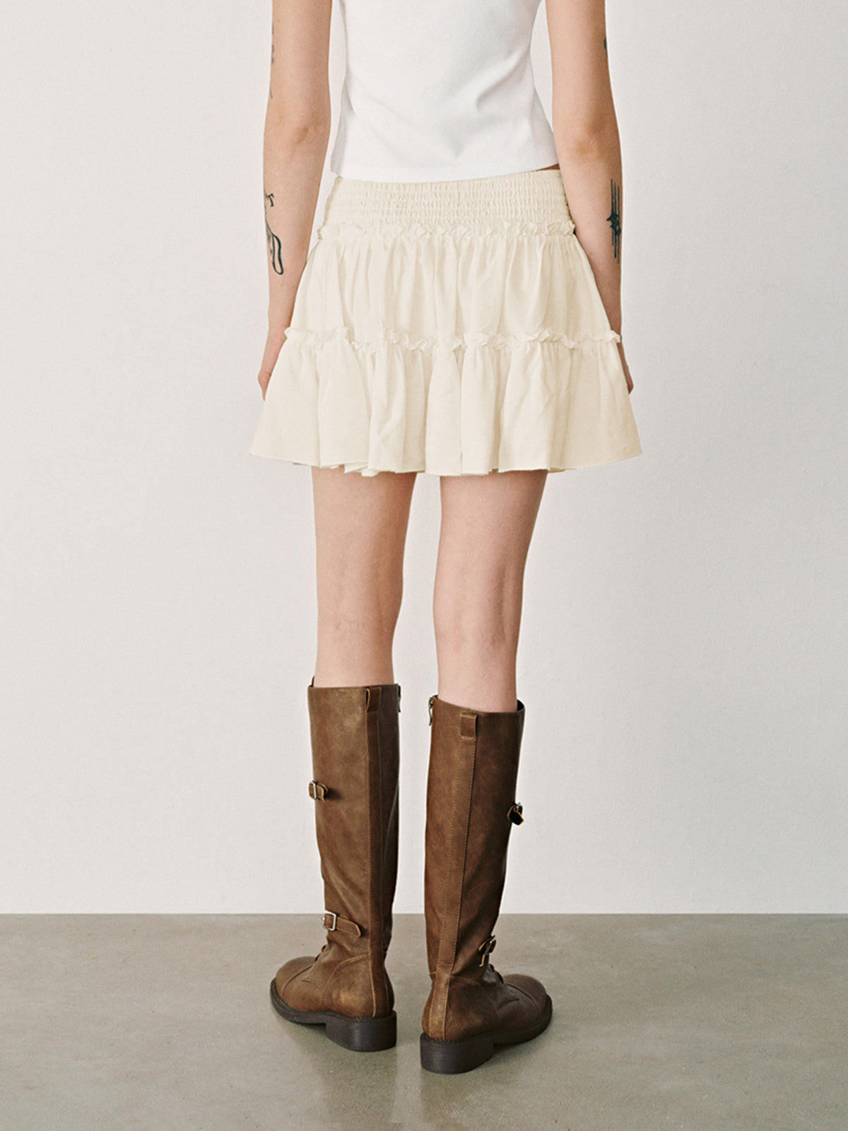 Flared Mini Skirt
