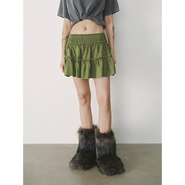 Flared Mini Skirt