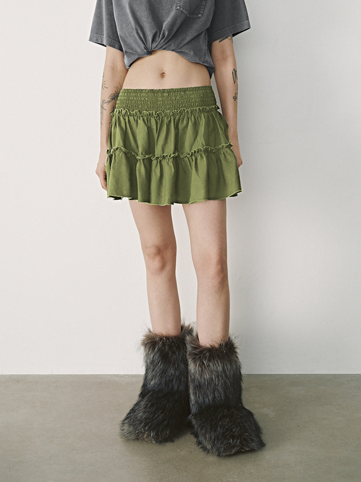 Flared Mini Skirt