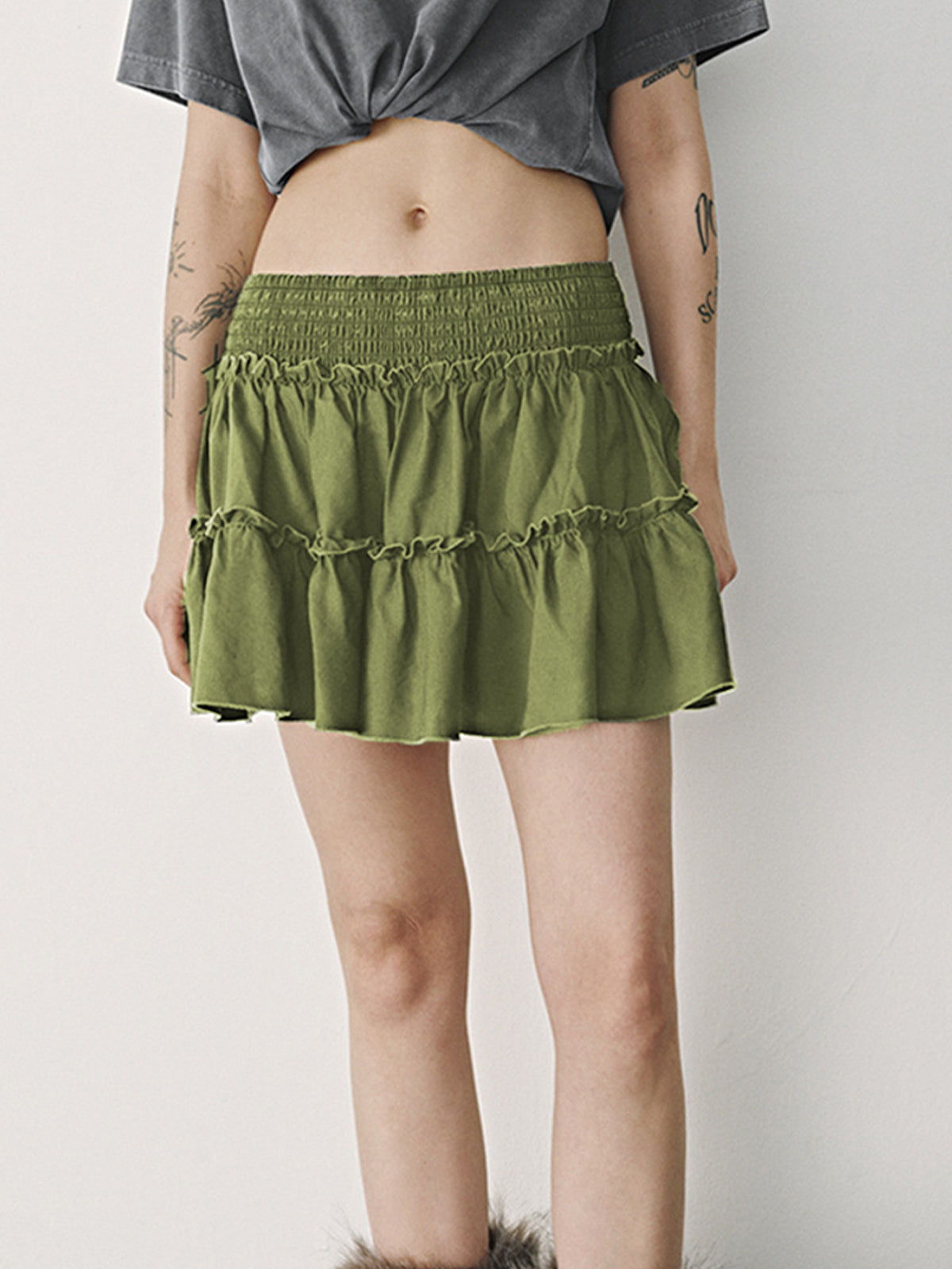 Flared Mini Skirt
