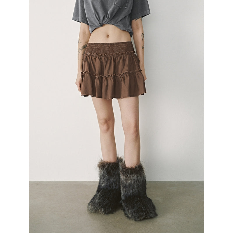 Flared Mini Skirt