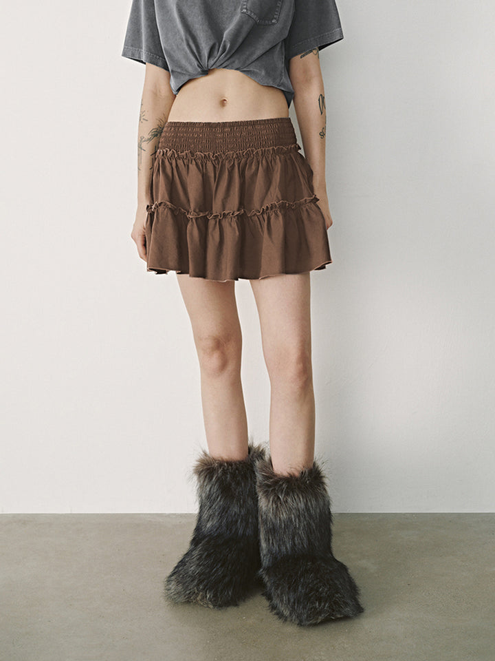 Flared Mini Skirt