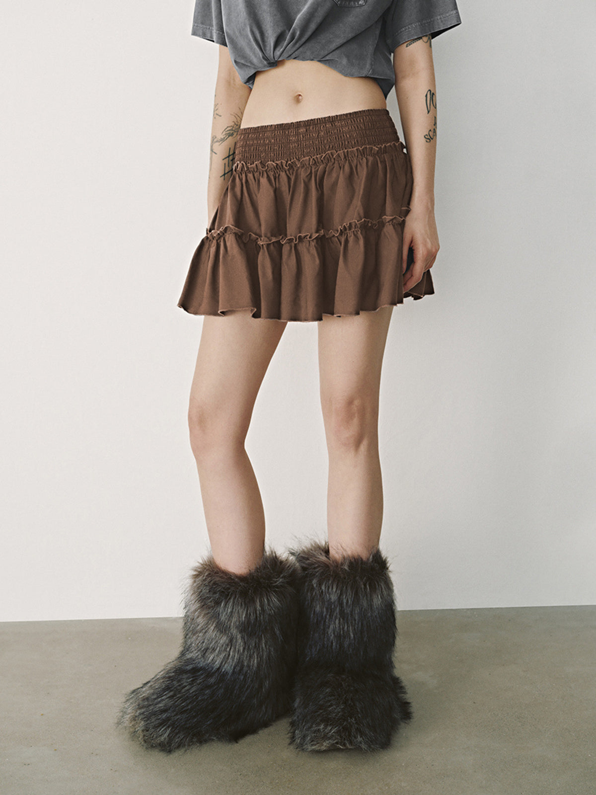 Flared Mini Skirt
