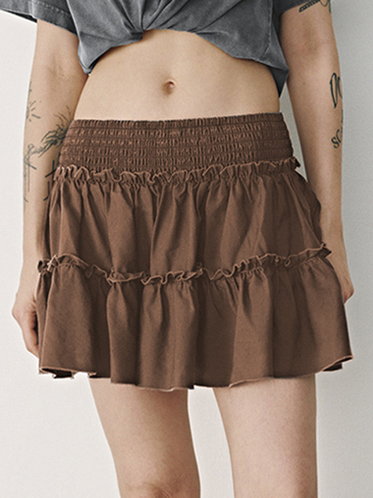 Flared Mini Skirt